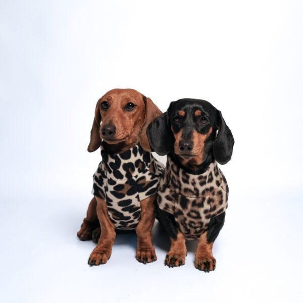 Maglione in pile Leopardo