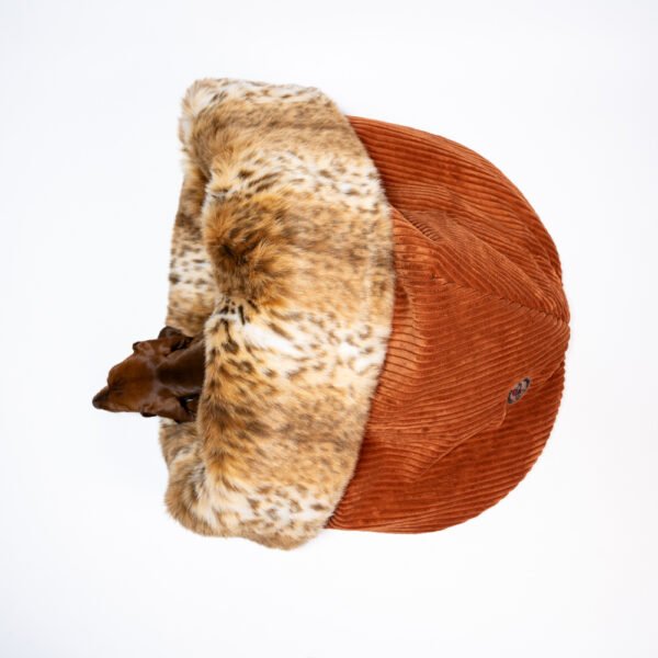 Cocoon - Grotte à câlins fourrure "Lynx"