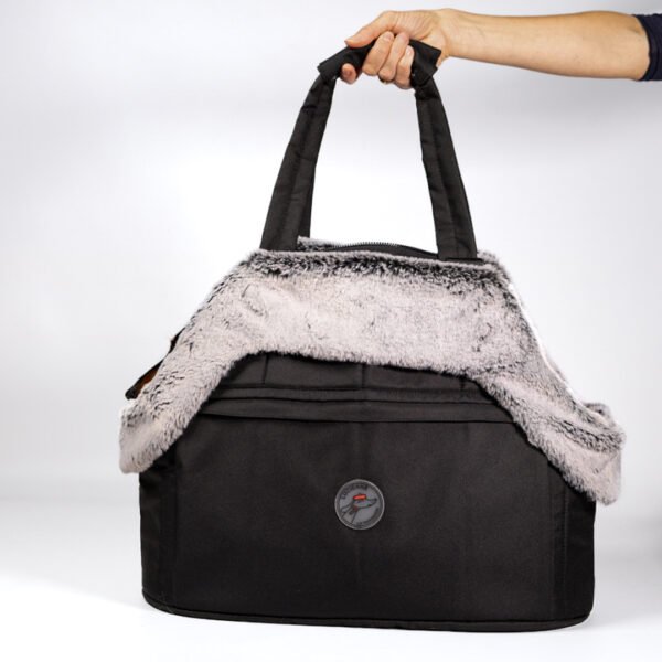 Black Dachshund carrier bag