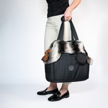 Sac de transport Teckel noir