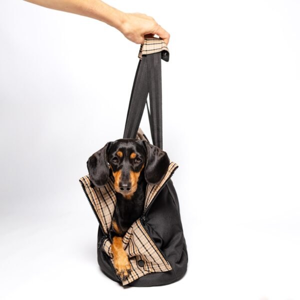 Sac cabas avec fermeture éclair pour teckel