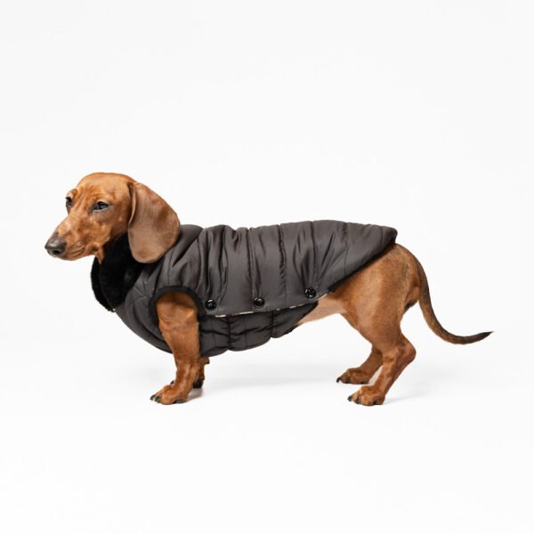 Doudoune réversible léopard