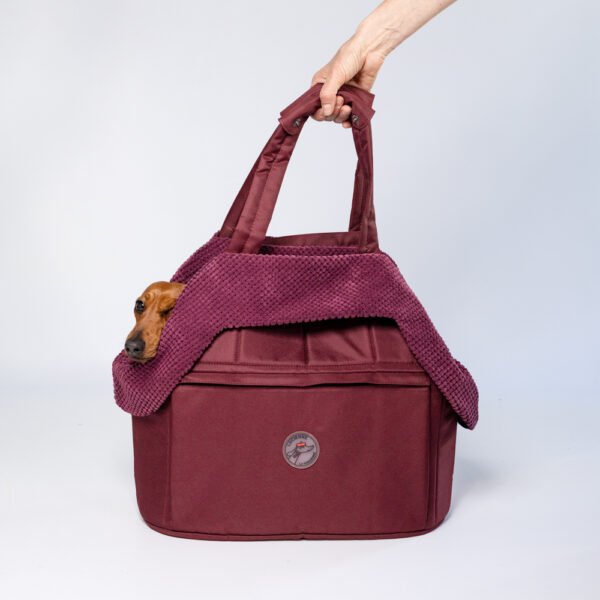 Sac de transport Teckel Bordeaux