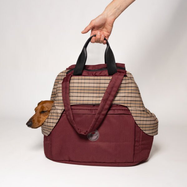Burgundy Dachshund Carrier