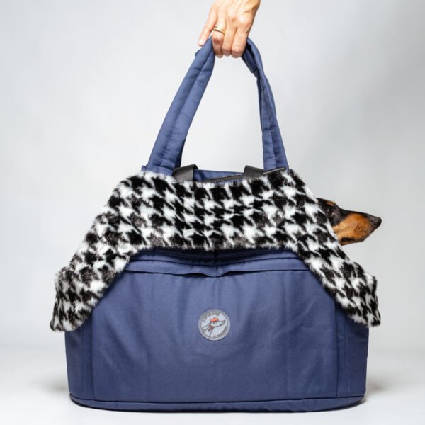 Sac Confort pour Teckel Bleu Marine
