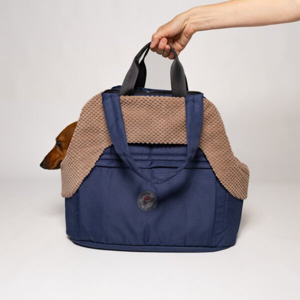 Sac de transport Teckel Bleue-Marine