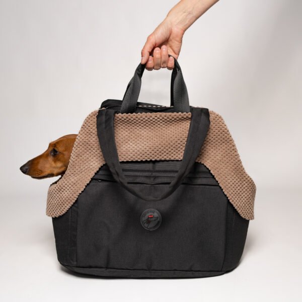 Sac Confort pour Teckel Noir