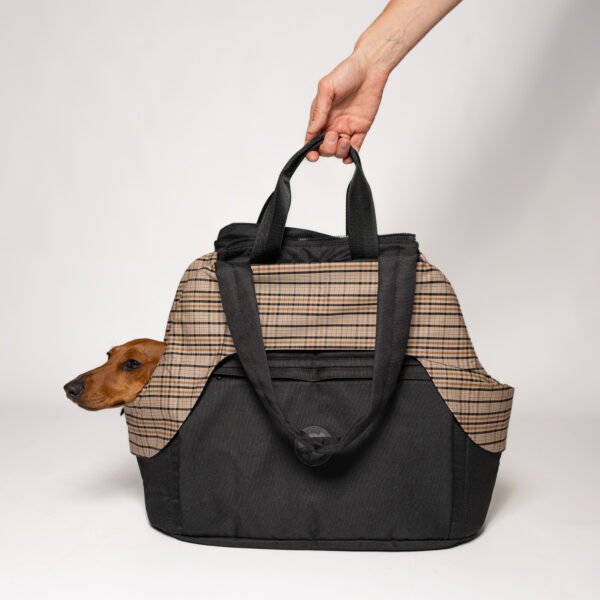 Sac de transport Teckel Noir
