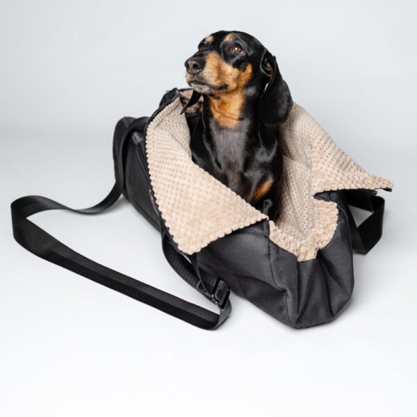 Sac Duffel - Saucisse pour teckel en velours cotées sans poignées