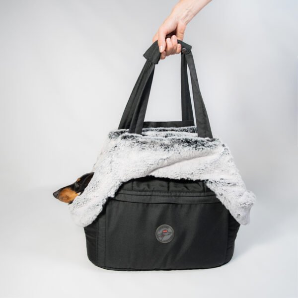 Borsa Comfort per bassotto nera
